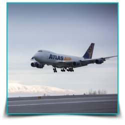 Atlas Air 747 landing