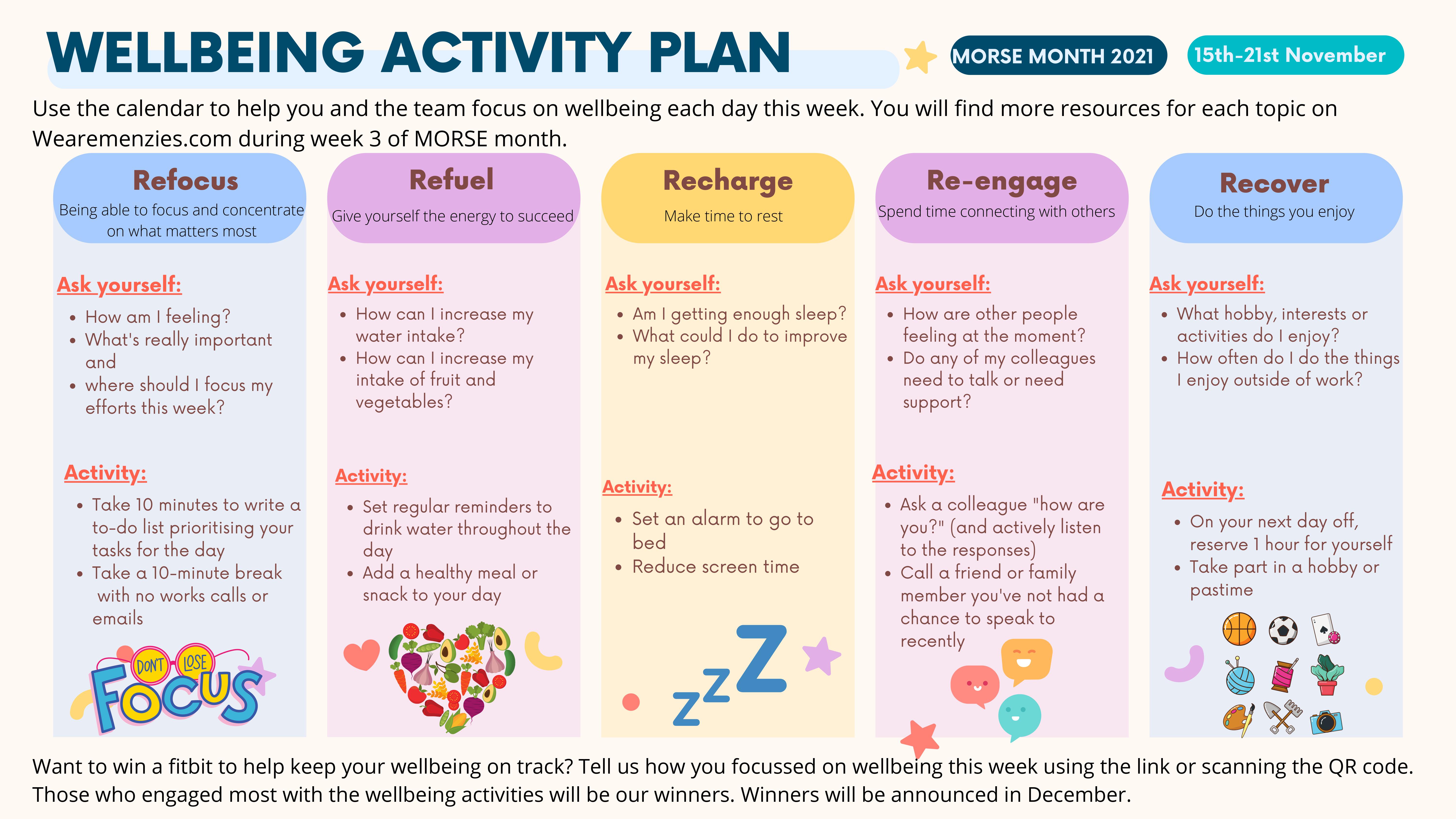 Wellbeing Activity Calendar