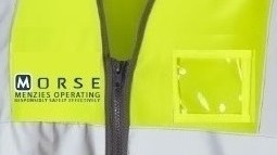 Hi viz vest with MORSE logo