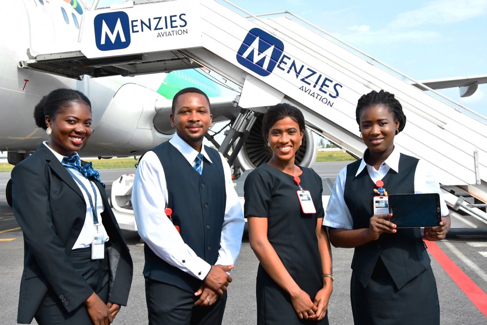 Menzies employees smiling