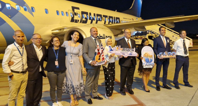 Egyptair returns to Portugal