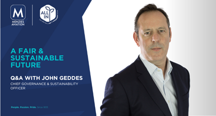 Q&A with John Geddes, Chief Governance and Sustainability Officer