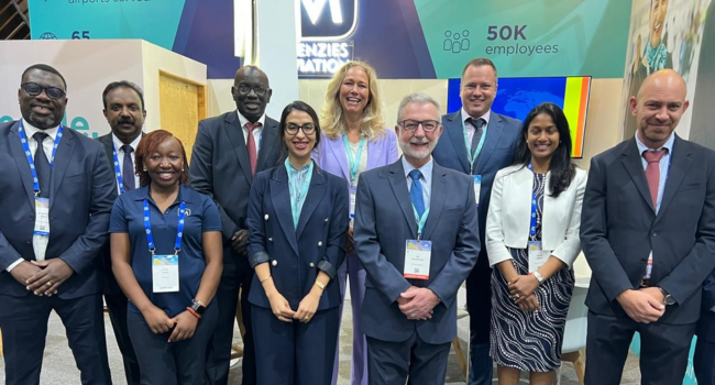 Our team smile for the camera as they attend the IATA Ground Handling Conference Our team smile for the camera as they attend the IATA Ground Handling Conference