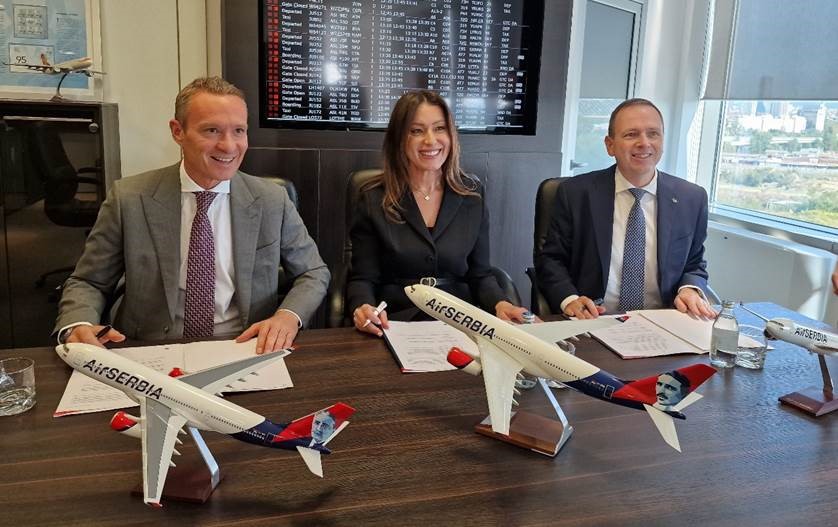 Air Serbia signing