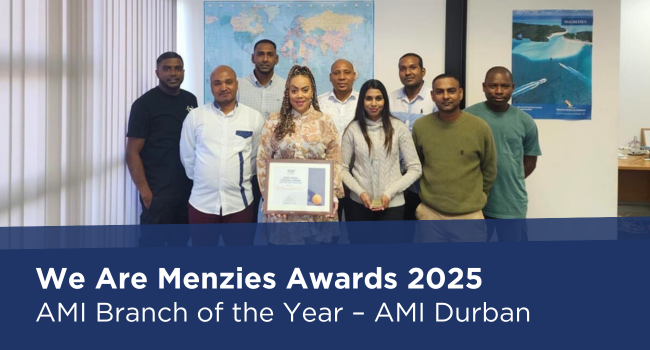 AMI Durban celebrate their win AMI Durban celebrate their win