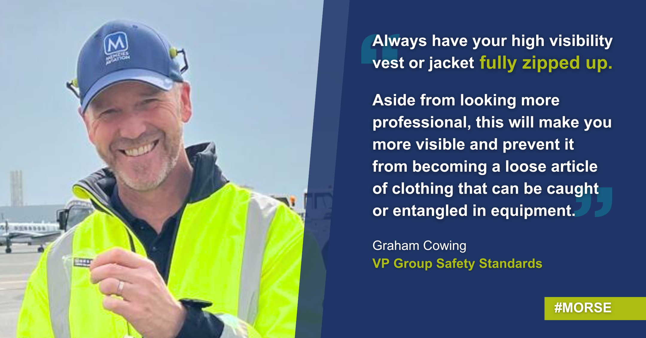 Graham Cowing shares our first safety & security top tip