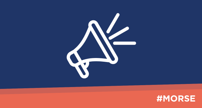 A megaphone graphic to represent the reporting process of speaking up when something doesn't seem right. A megaphone graphic to represent the reporting process of speaking up when something doesn't seem right.
