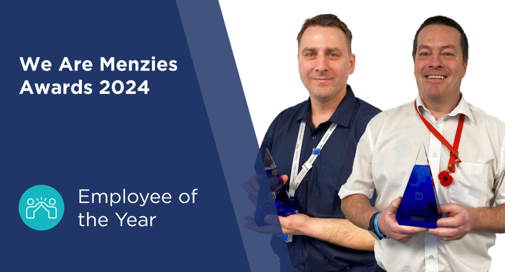 We Are Menzies Awards 2024 employee of the year