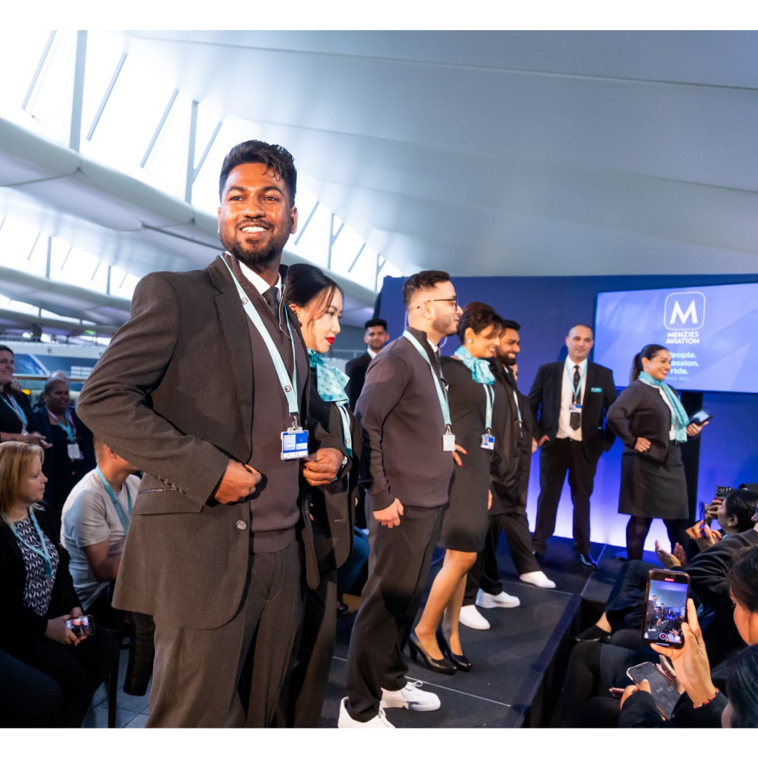 Models show off the new look on the Menzies catwalk