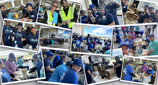 MCO teams supporting the Rise Against Hunger mission