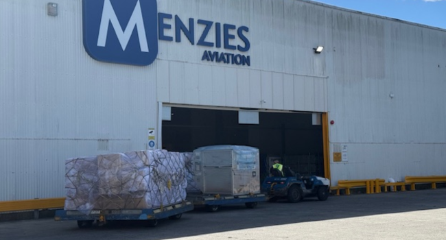 The M1 facility is state-of-the-art, with this image showing large cargo crates being transported into one of the warehouse entrances. The M1 facility is state-of-the-art, with this image showing large cargo crates being transported into one of the warehouse entrances.